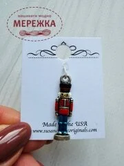 Фото Susan Clarke Originals Nutcracker Charm - Silver Only C-1556 - Пришивний елемент