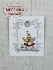 Фото Susan Clarke Originals Angel with Heart Ribbon C-1622 - Пришивний елемент