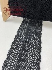 Фото Мереживо чорне, 100% бавовна (163) 87645