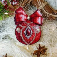 Фото Набір для вишивання хрестиком Сузір'я Єдинорога Іскра життя (прозора з гнучкого пластика з підвісом) К4 гн