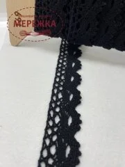 Фото Мереживо чорне, 100% бавовна (169) 59/2