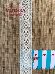 Фото Мереживо біле 100% бавовна 174/3