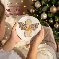 Фото String Art вишивка Exclusive Art Свічка, 20 см. (полотно з набитими цвяхами, круг)