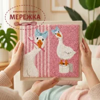 Фото Килимова вишивка Exclusive Art Магія ранку, 30х30 см. (квадрат)