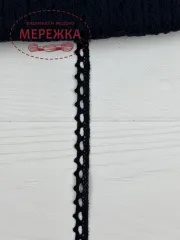 Фото Мереживо чорне (177), 100% бавовна 81/2