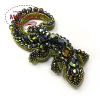Фото Набір для вишивання бісером Craftway Брошка Ящірка B-028