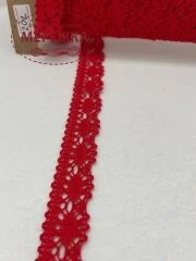 Фото Мереживо червоне, 100% бавовна (202) 46/1