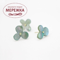 Фото Cohana Голка-пін Flower Push Pin (Mother-of-Pearl), Gray 45-105