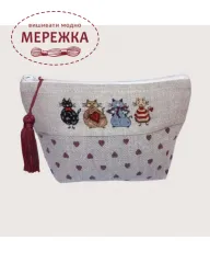 Фото Набір для вишивання хрестиком Le Bonheur des Dames Case Cats 9020