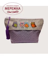 Фото Набір для вишивання хрестиком Le Bonheur des Dames Case Owls 9018