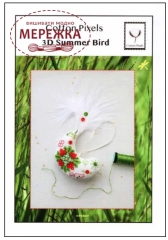 Фото Cotton Pixels Схема 3D Summer Bird CPSB20