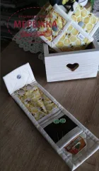 Фото Катерина Бутитер Чохол для ножиць, текстиль Соти+бджоли 7*11 см