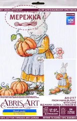 Фото Набір для вишивання хрестиком AbrisArt Від мами-зайки, з любов'ю AH-297