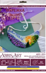 Фото Набір для вишивання бісером AbrisArt Кольє "Літній етюд" ADC-003