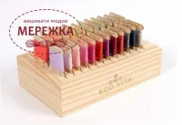 Фото Скринька для рукоділля DMC Eco Vita дерев'яна (+24 бобинки) U2363