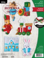 Фото Bucilla  Фетровий набір Toyland Treasures 89786E