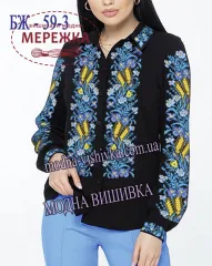 Фото Блуза жіноча Модна Вишивка БЖ-59-3, білий Онікс