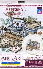 Фото Набір для вишивання хрестиком AbrisArt Божевільне чаювання АН-320