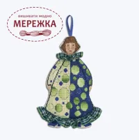 Фото Набір для вишивання хрестиком Le Bonheur des Dames Clown ecossais - dame 2645