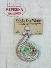 Фото Муліне ручного фарбування Weeks Dye Works Madras 2126