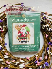 Фото  Mill Hill Санта та Рудольф MH18-2305 