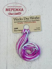 Фото Муліне ручного фарбування Weeks Dye Works Blue Aster 2306