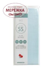 Фото COSMO Aida блакитна 14 ct. 35*43 см. 23900-34