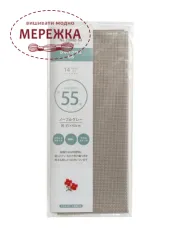 Фото COSMO Aida благородно-сіра 14 ct. 35*43 см. 23900-54