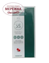 Фото COSMO Aida зелена 14 ct. 35*43 см. 23900-69