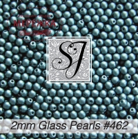 Фото SJ Designs Glass Pearls, 2 mm Peacock #462