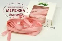 Фото Au Ver à Soie Стрічка 4 мм 100% шовк, 3 метри 3021