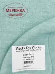 Фото Рівномірне полотно Weeks Dye Works ручного фарбування 30 ct LF-1166 Sea Foam