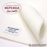 Фото Рівномірне полотно Zweigart Cork 20ct, 3340/101 Antique White