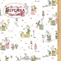 Фото Декоративна тканина Acufactum Stoff Fadenspiel Fruhling 3523-2023