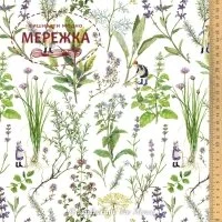 Фото Декоративна тканина Acufactum Stoff Krauterliebe 3523-816