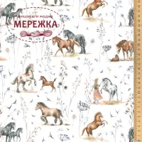 Фото Декоративна тканина Acufactum Wiesenwing und Pferdegluck 3523-982