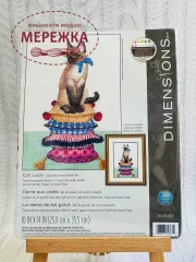 Фото Набір для вишивання Dimensions Леді-кішка 70-35367