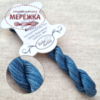 Фото TelaArtis Муліне ручного фарбування Темне море 370