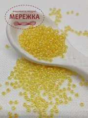 Фото Бісер жовтий 38686