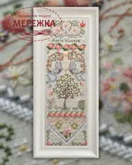 Фото Вікторія Попович Схема Apple blossom (Яблуневий цвіт)+пак бісеру та ниток (original) VP-049