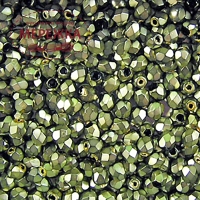 Фото SJ Designs Round Crystal, 3 mm Avocado Metallic