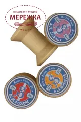 Фото Sajou Бобіни-котушки, дерево, 4 wooden spools - small - Maison Sajou labels