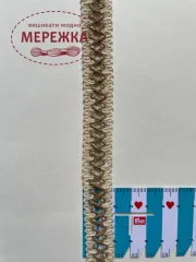 Фото Мереживо бежеве Польща 100% льон, 1,7 см. 44/1