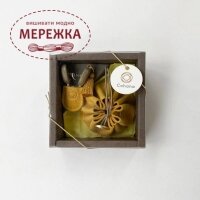 Cohana Набір міні-ножиць Seki та міні-чохла зі шнурками Yellow фото