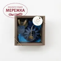 Cohana Набір міні-ножиць Seki та міні-чохла зі шнурками Blue фото