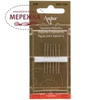 Фото Anchor набір гобеленових голок №28, 6 штук 5001.028