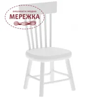 Фото Rico мініатюра Стілець білий 500364