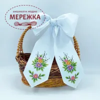Фото Виріб для вишивання VIRENA бант на кошик БК-097