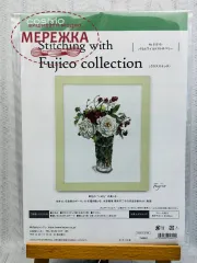 Фото Набір для вишивання хрестиком COSMO Rose and Wild Strawberry 552101