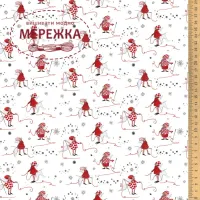 Фото Декоративна тканина Acufactum Baumwollstoff Fadenengel 523-2005